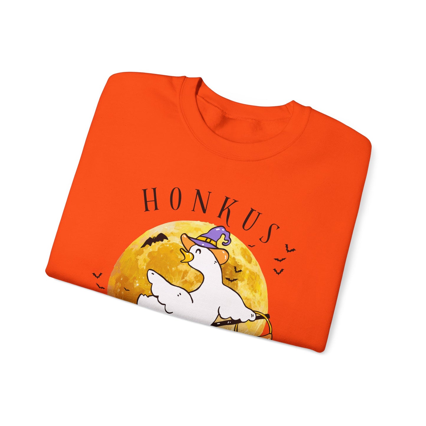Honkus Ponkus Goose Sweatshirt — Cute Halloween Graphic Crewneck