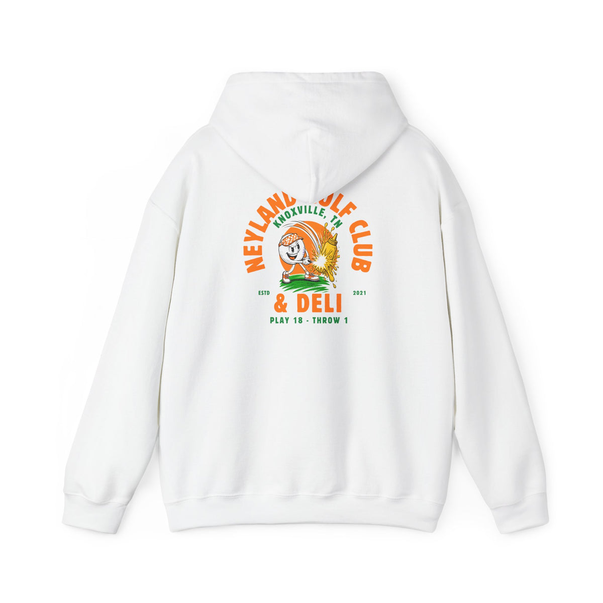 Hoodie — Neyland Golf Club & Deli Retro Logo Pullover
