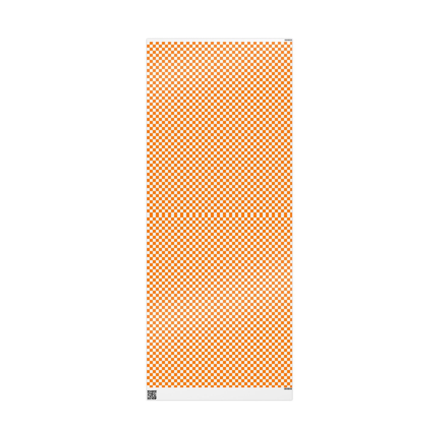 Wrapping Paper Roll — Tennessee Vols Orange & White Checkerboard Gift Wrap