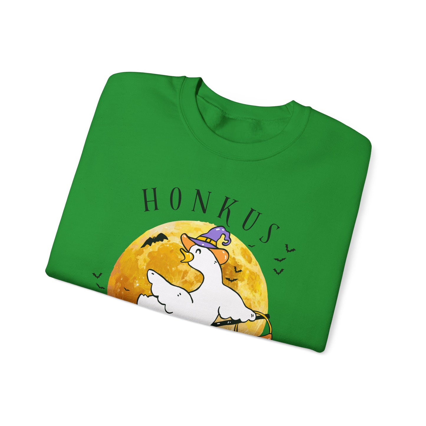 Honkus Ponkus Goose Sweatshirt — Cute Halloween Graphic Crewneck