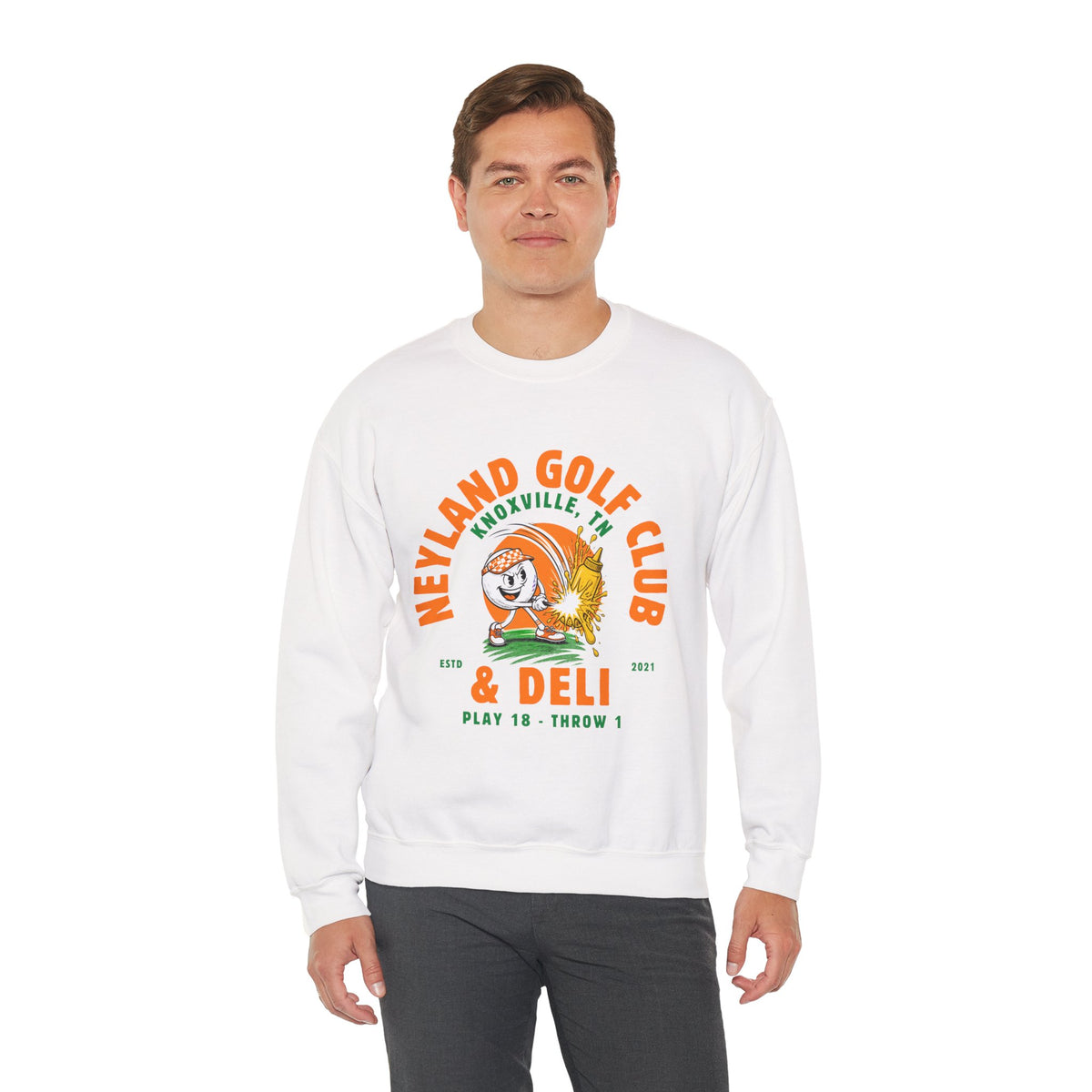 Neyland Golf Club & Deli Crewneck Sweatshirt — Tennessee Football fan shirt