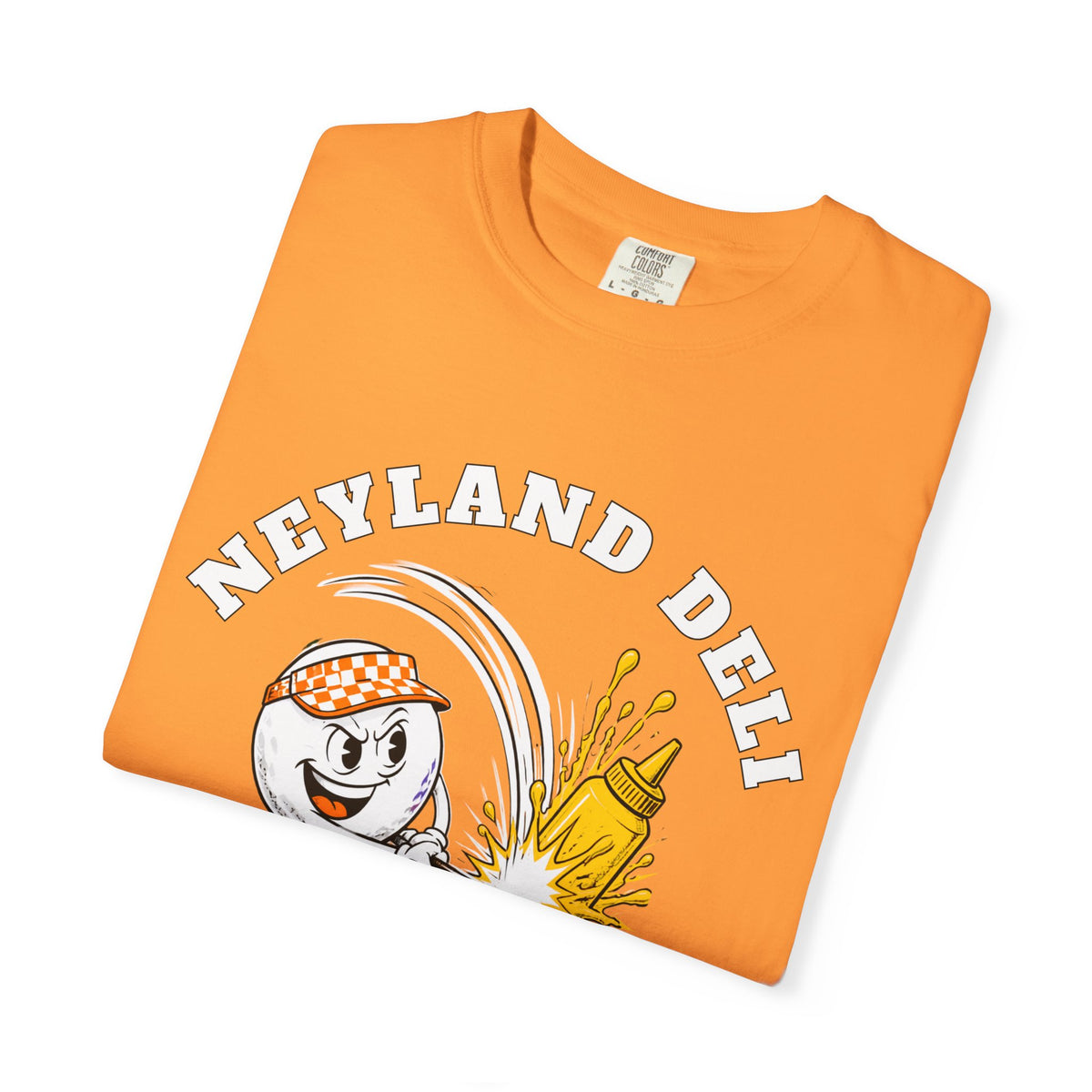 Neyland Deli & Driving Range T-Shirt — Retro Golf Sandwich Shop Tee
