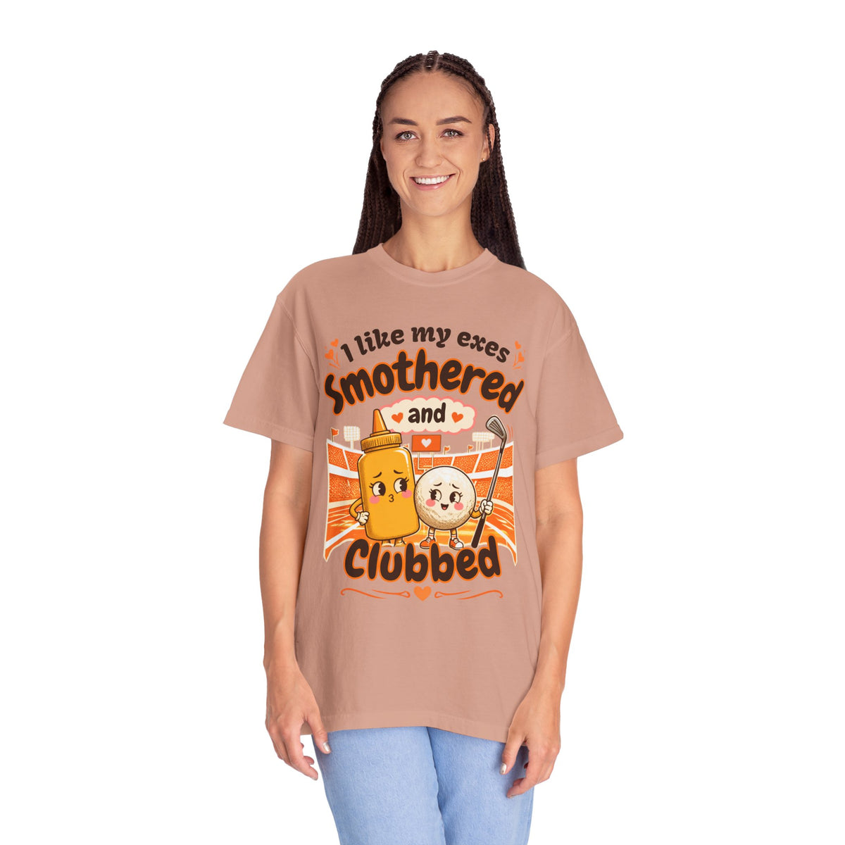 I Like My Exes Smothered and Clubbed T-Shirt