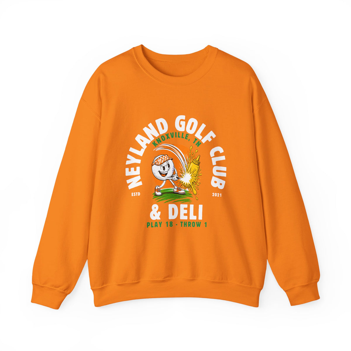 Neyland Golf Club Retro Logo Crewneck Sweatshirt — Golf & Deli Vintage Crew