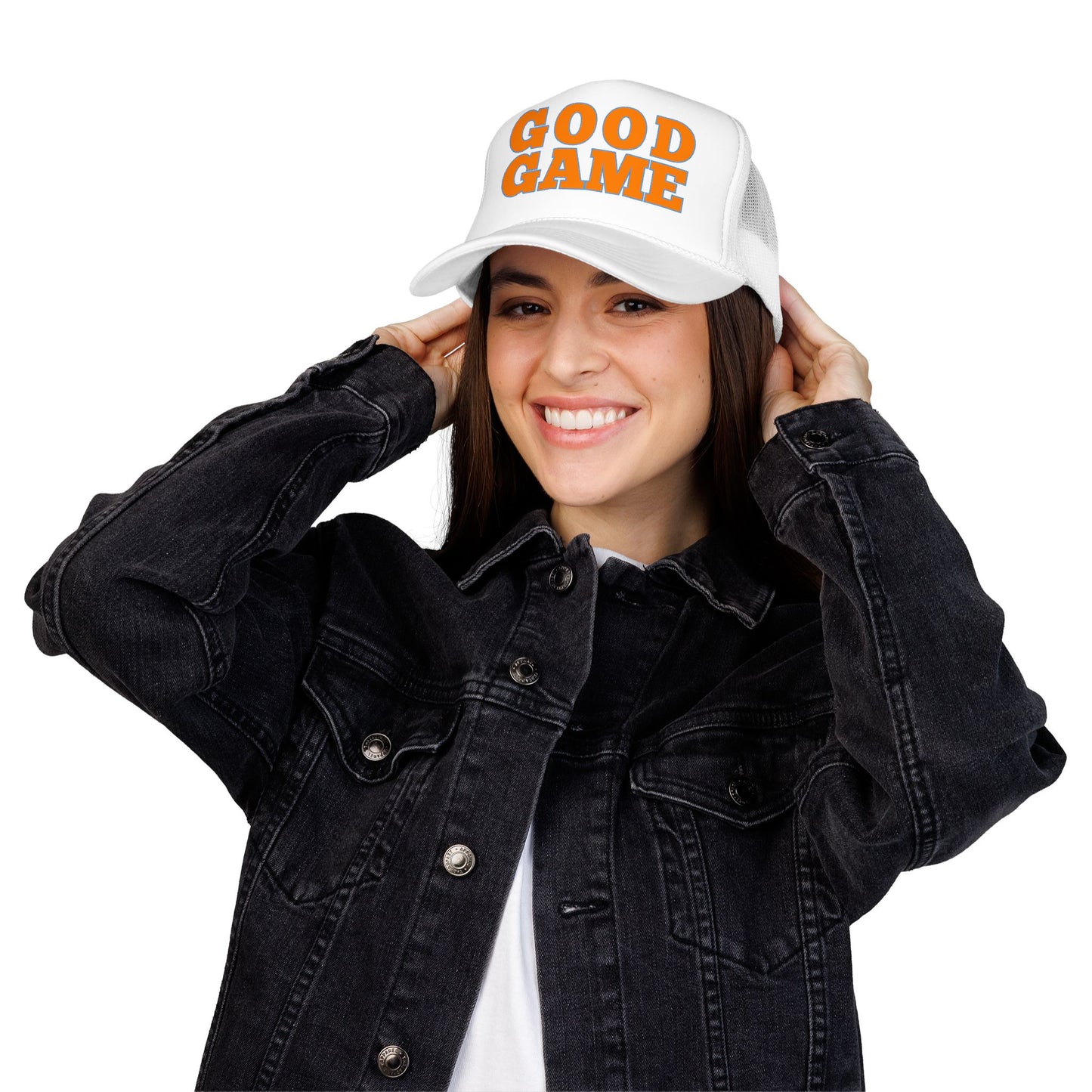Good Game Trucker Hat — Retro Sports Foam Cap
