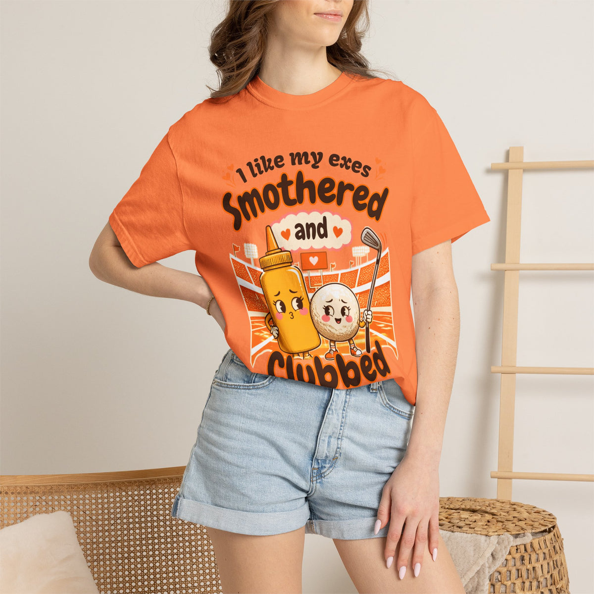 I Like My Exes Smothered and Clubbed T-Shirt