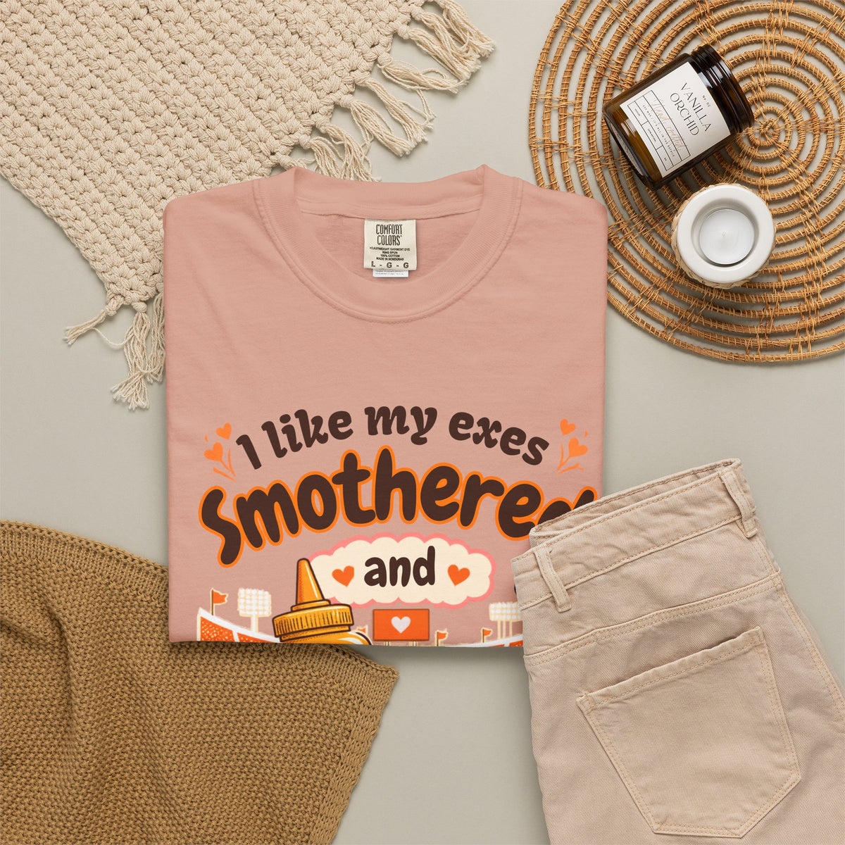 I Like My Exes Smothered and Clubbed T-Shirt