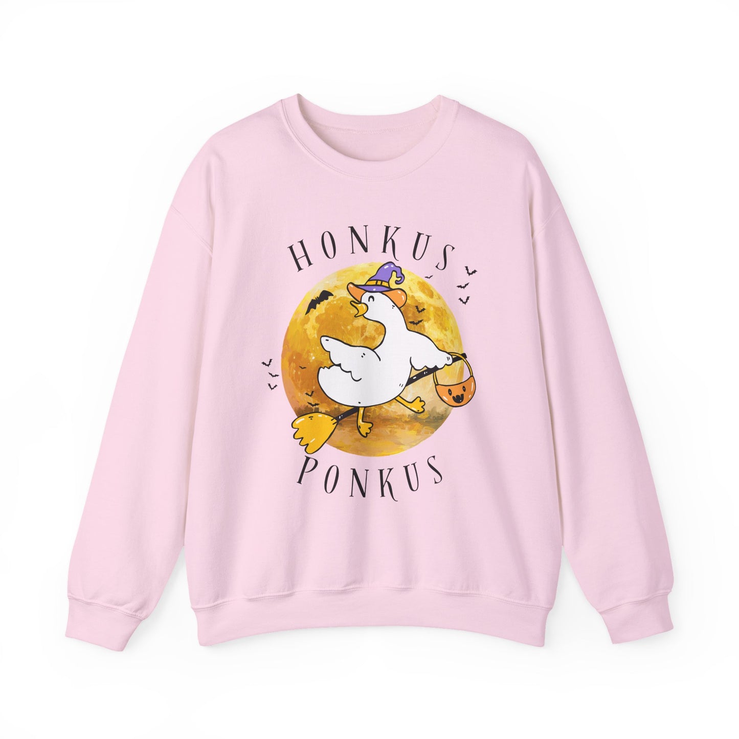 Honkus Ponkus Goose Sweatshirt — Cute Halloween Graphic Crewneck