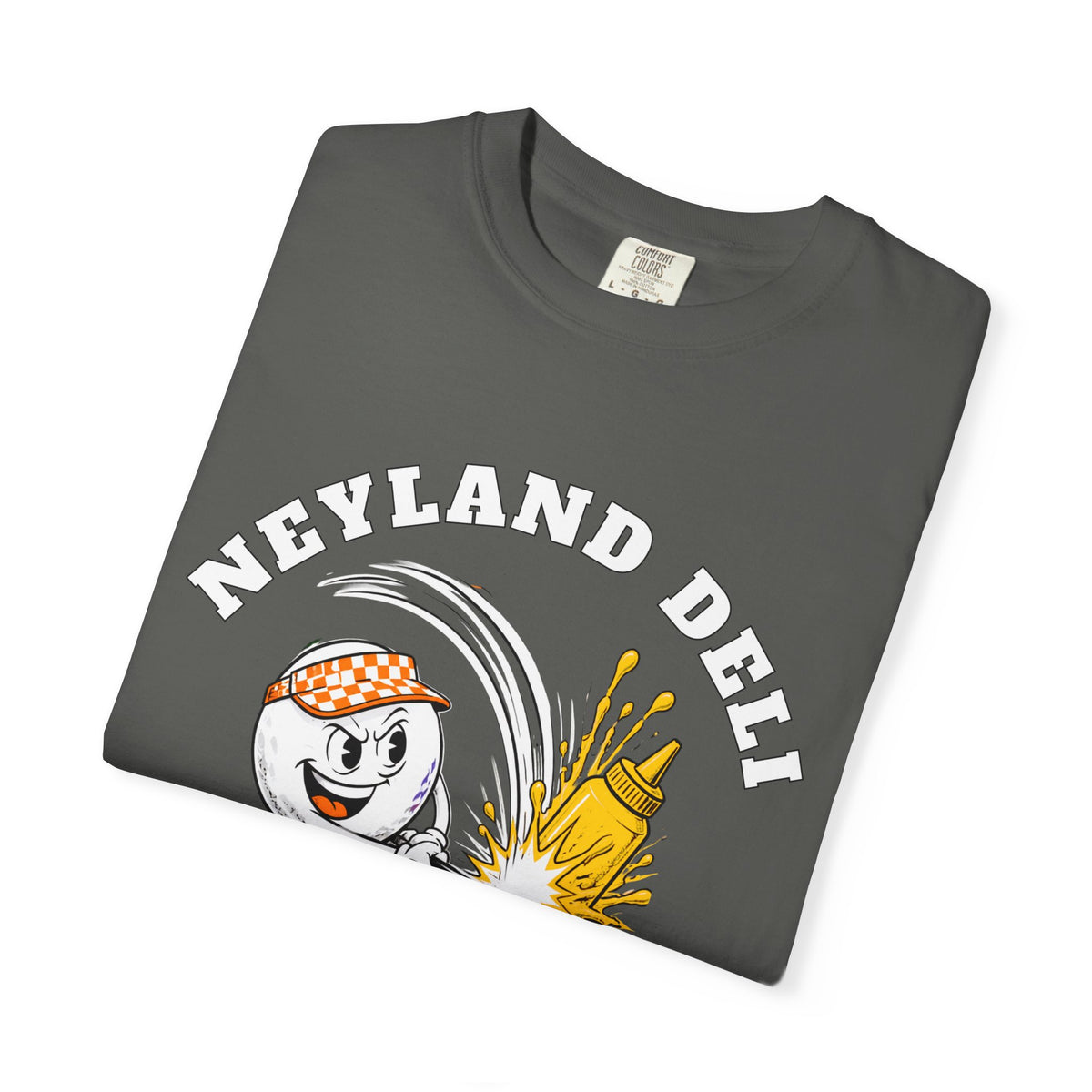 Neyland Deli & Driving Range T-Shirt — Retro Golf Sandwich Shop Tee