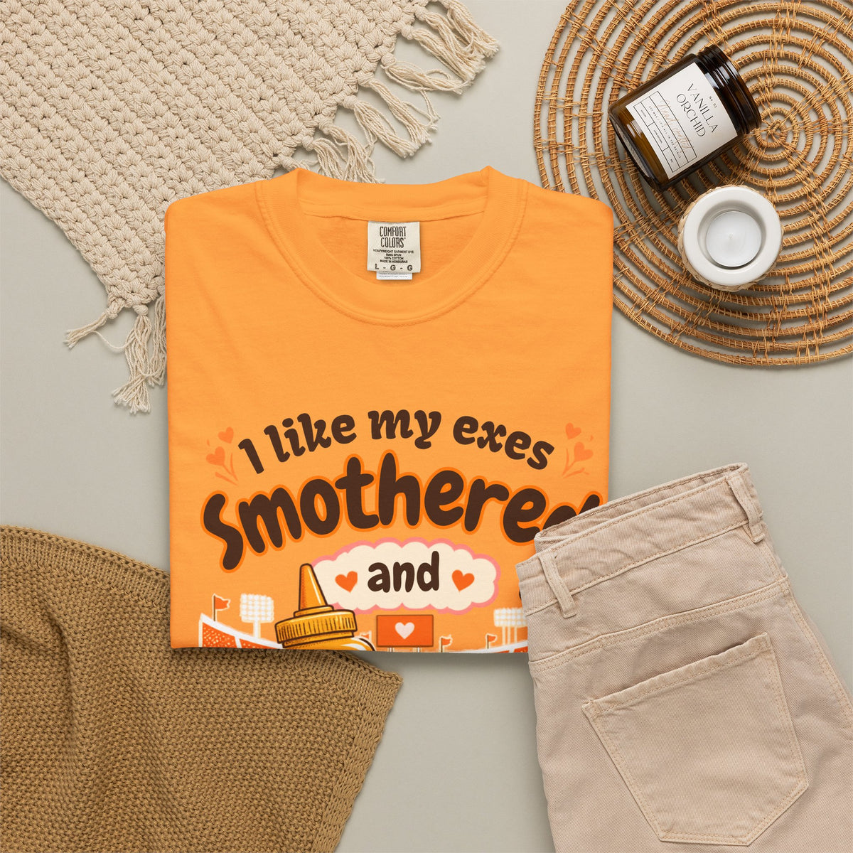 I Like My Exes Smothered and Clubbed T-Shirt