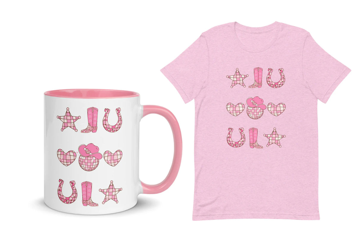 Disco Cowgirl Pink Gift Set