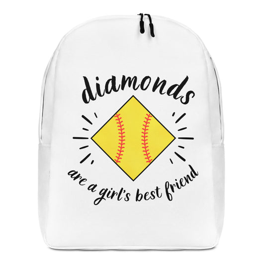 Diamonds are a Girl's Best Friend Minimalist Backpack