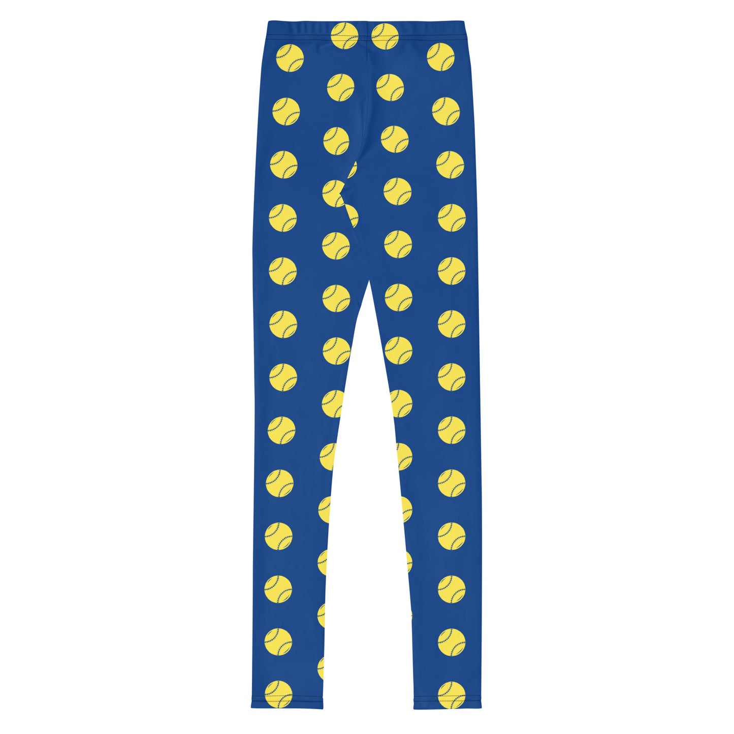 SOFTBALL Royal Blue Youth Leggings