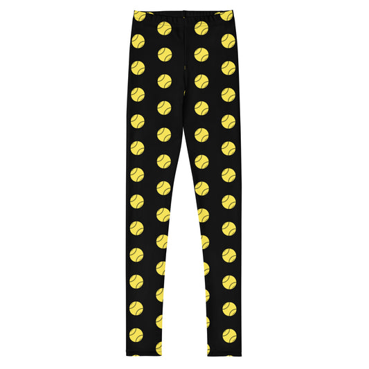 Softball Black Youth Leggings