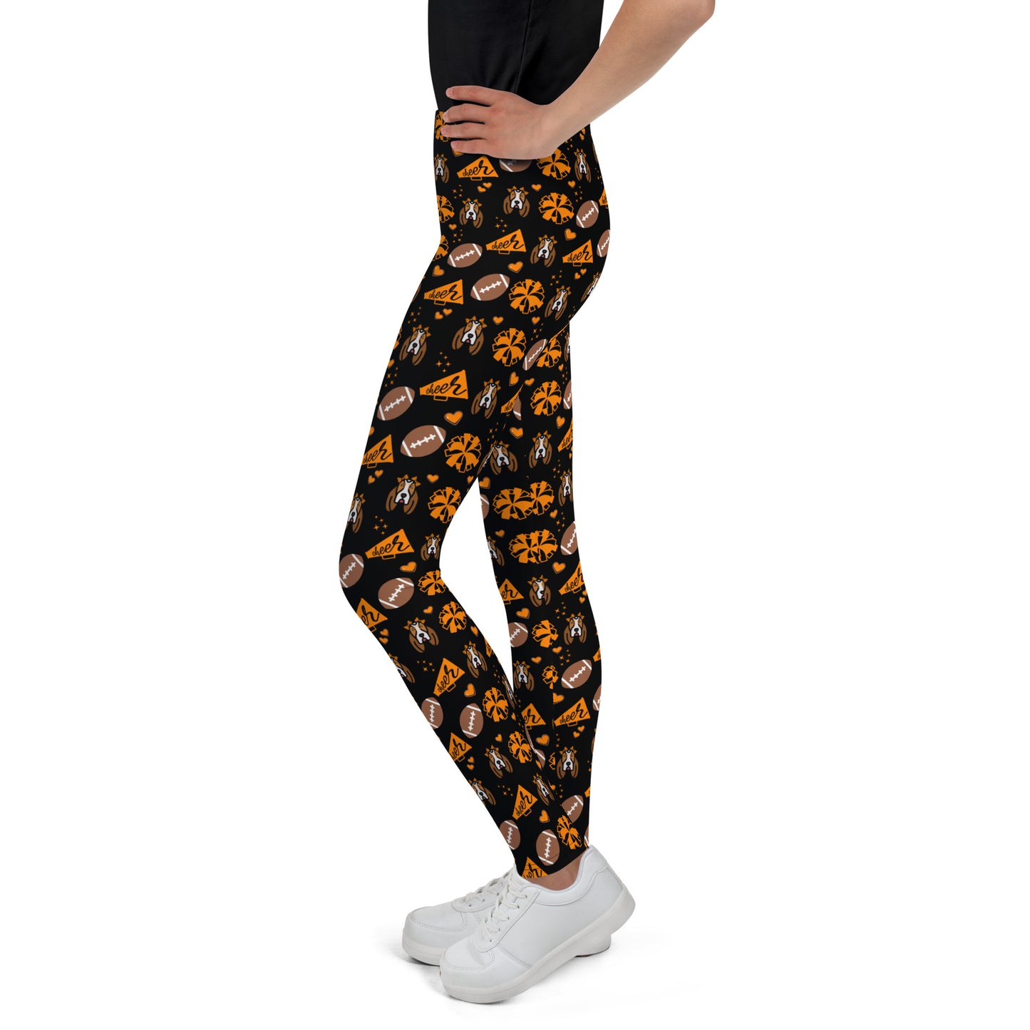 TN Football Black Youth Leggings