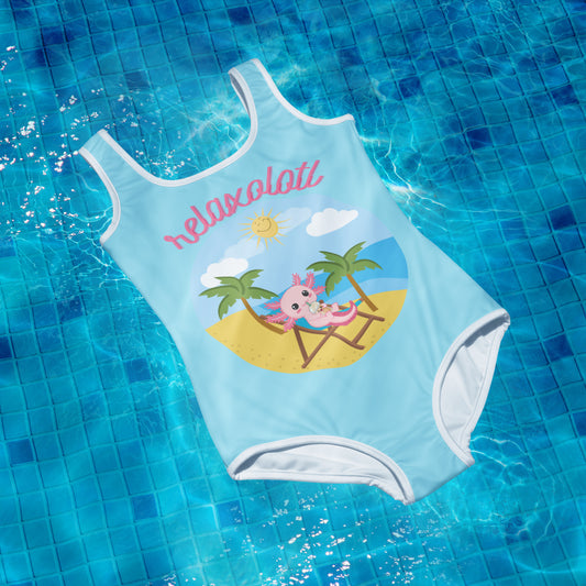 Relaxolotl Youth Swimsuit