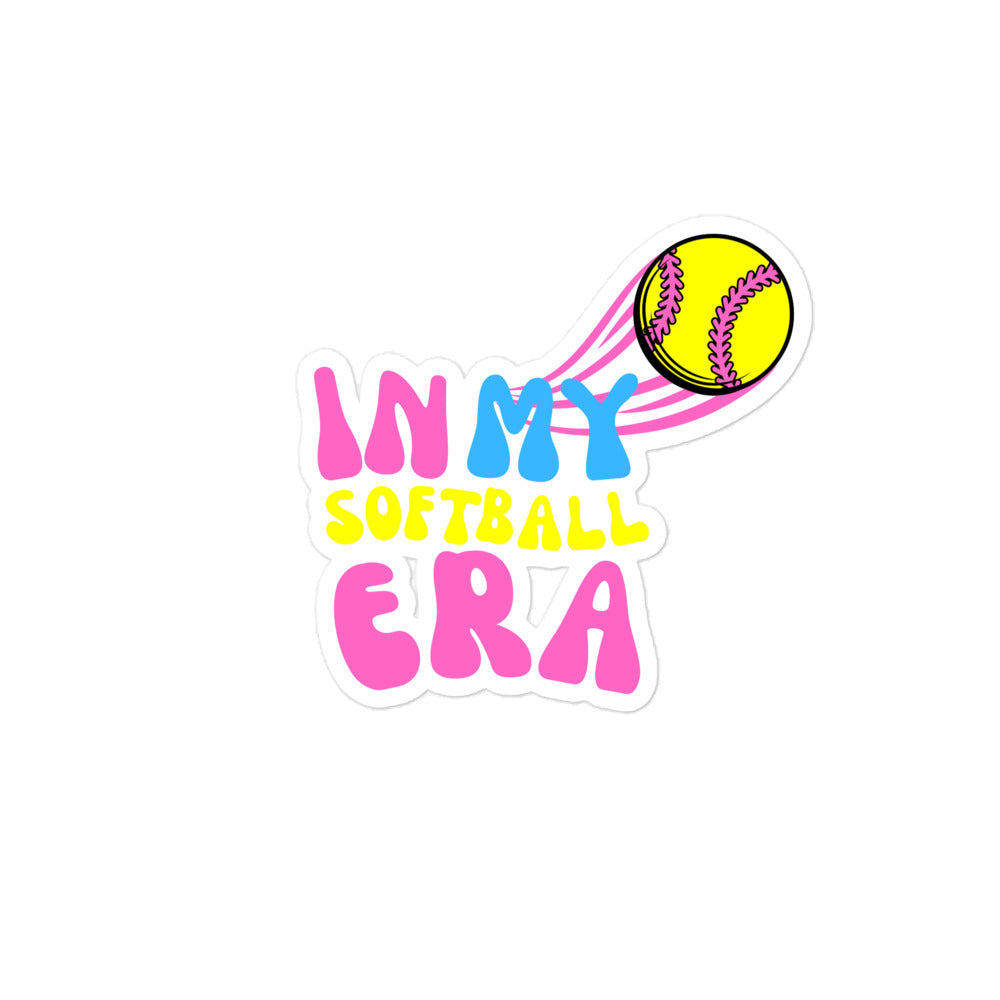 Softball ERA Bubble-free stickers