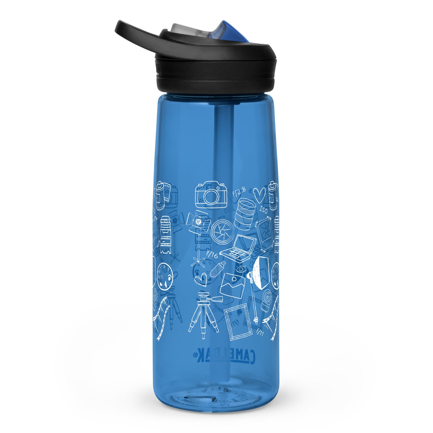 PHOTOGRAPHY DOODLES Sports water bottle