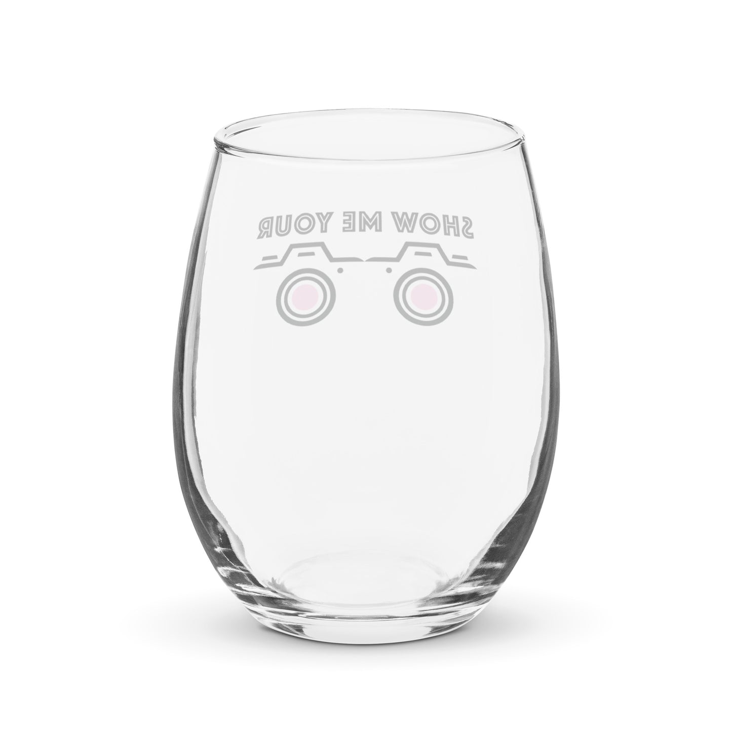 SHOW ME YOUR...CAMERAS Stemless wine glass
