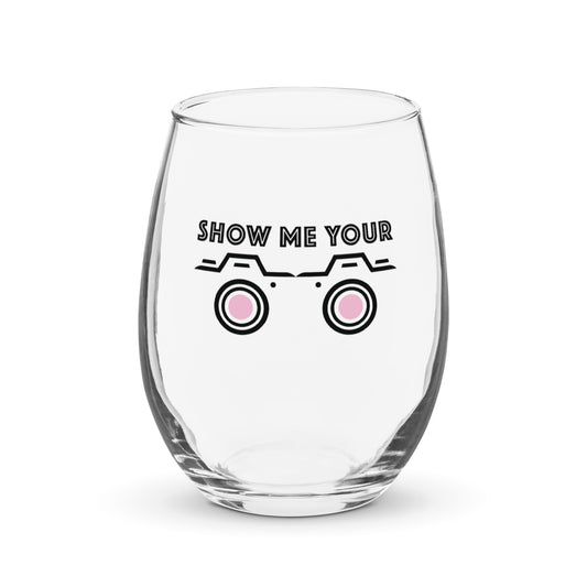 SHOW ME YOUR...CAMERAS Stemless wine glass