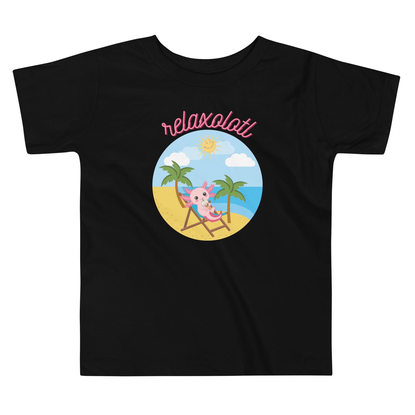 Relaxolotl Toddler Short Sleeve Tee