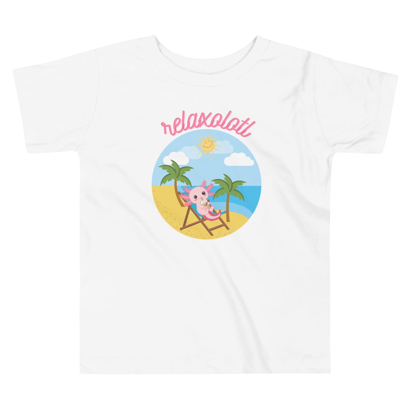 Relaxolotl Toddler Short Sleeve Tee