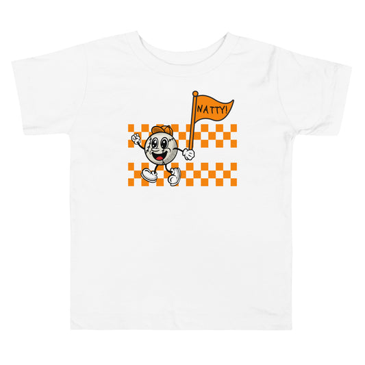 NATTY! Flag Toddler Short Sleeve Tee