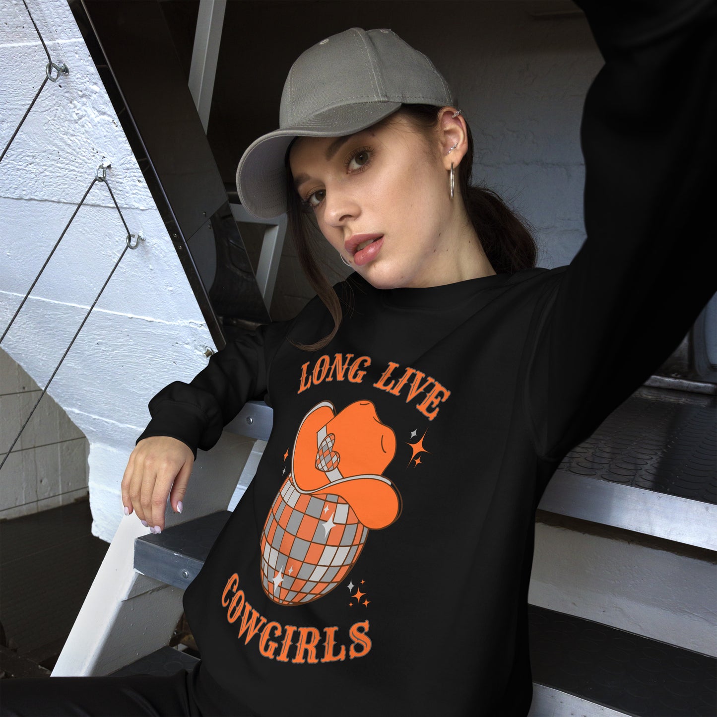 Long Live BIG ORANGE Cowgirls Unisex Sweatshirt