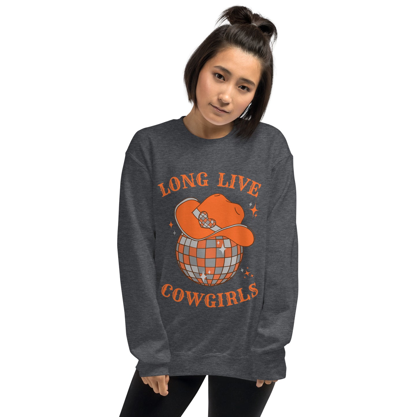 Long Live BIG ORANGE Cowgirls Unisex Sweatshirt