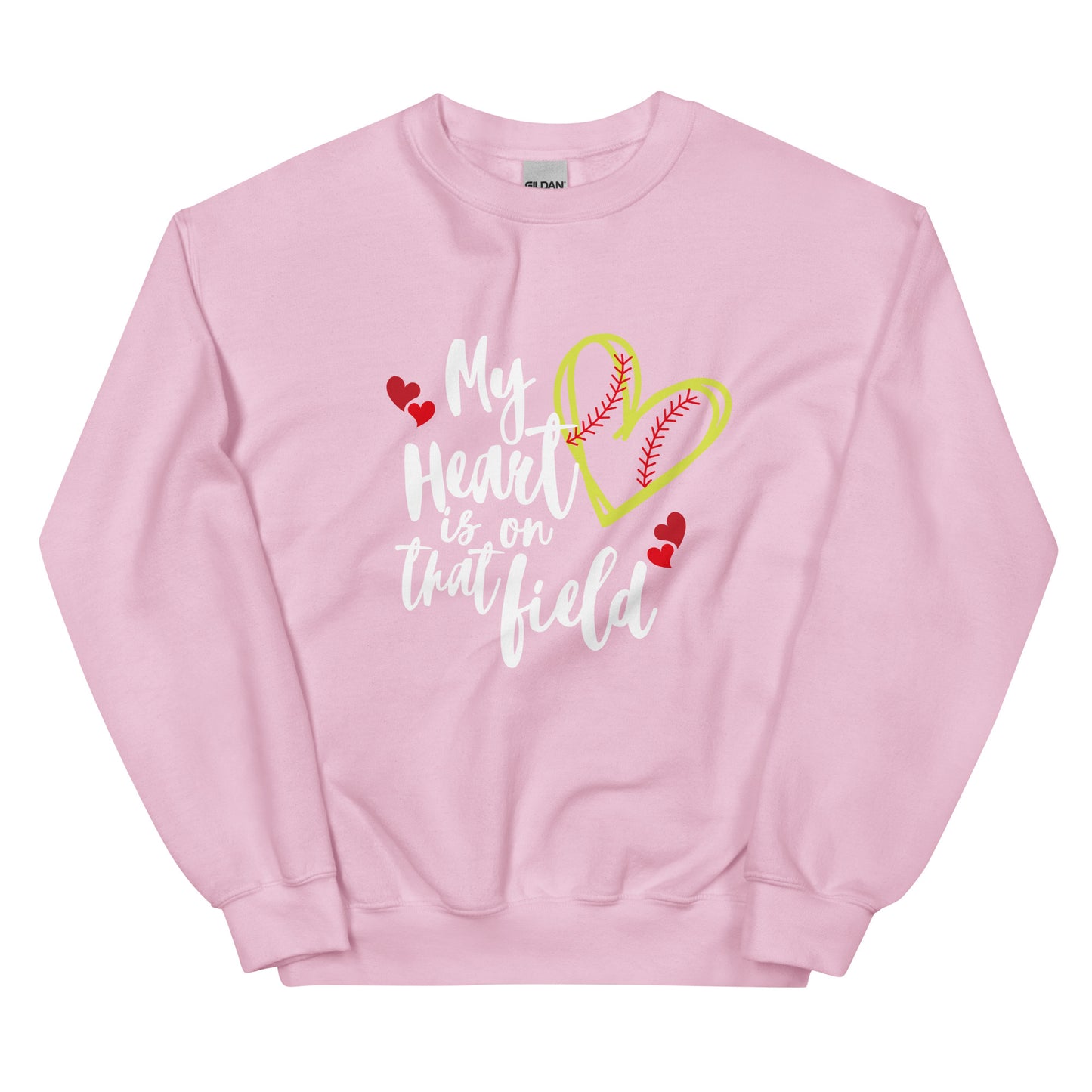 My Heart is on that Field (w) Unisex Sweatshirt