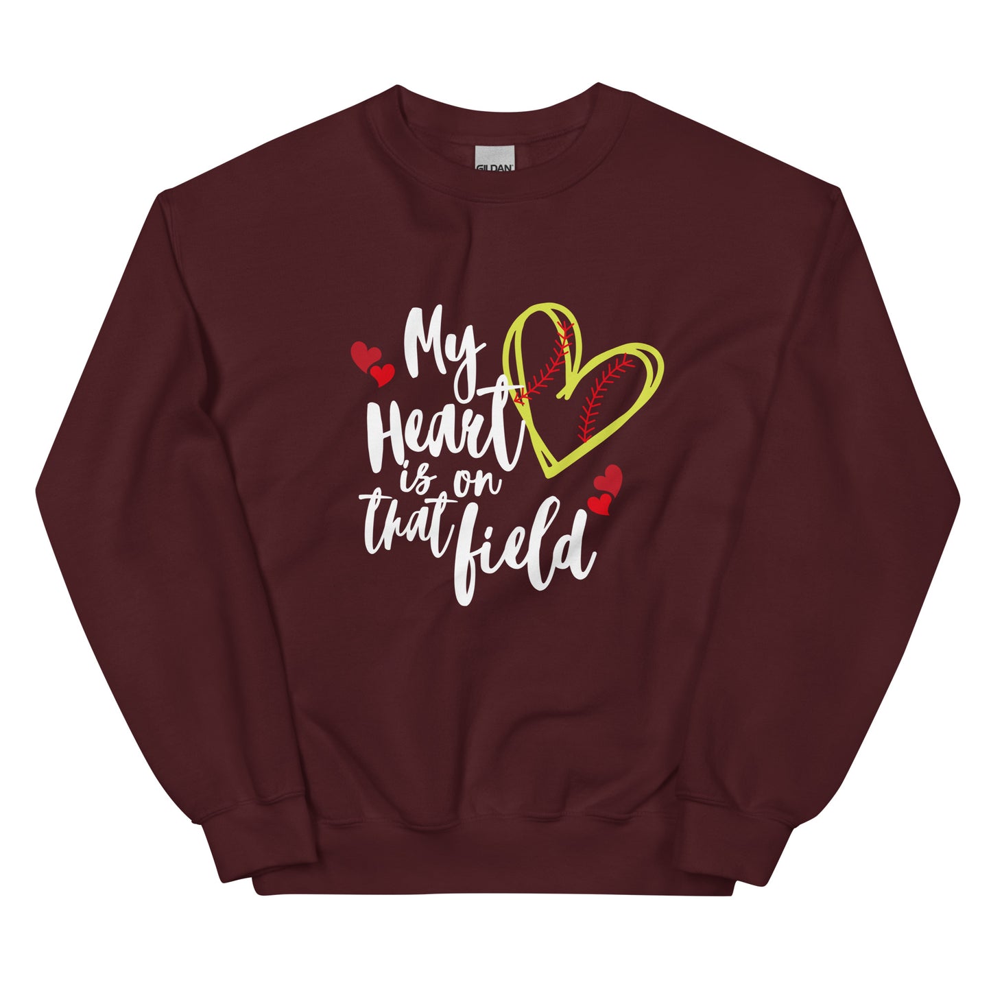 My Heart is on that Field (w) Unisex Sweatshirt
