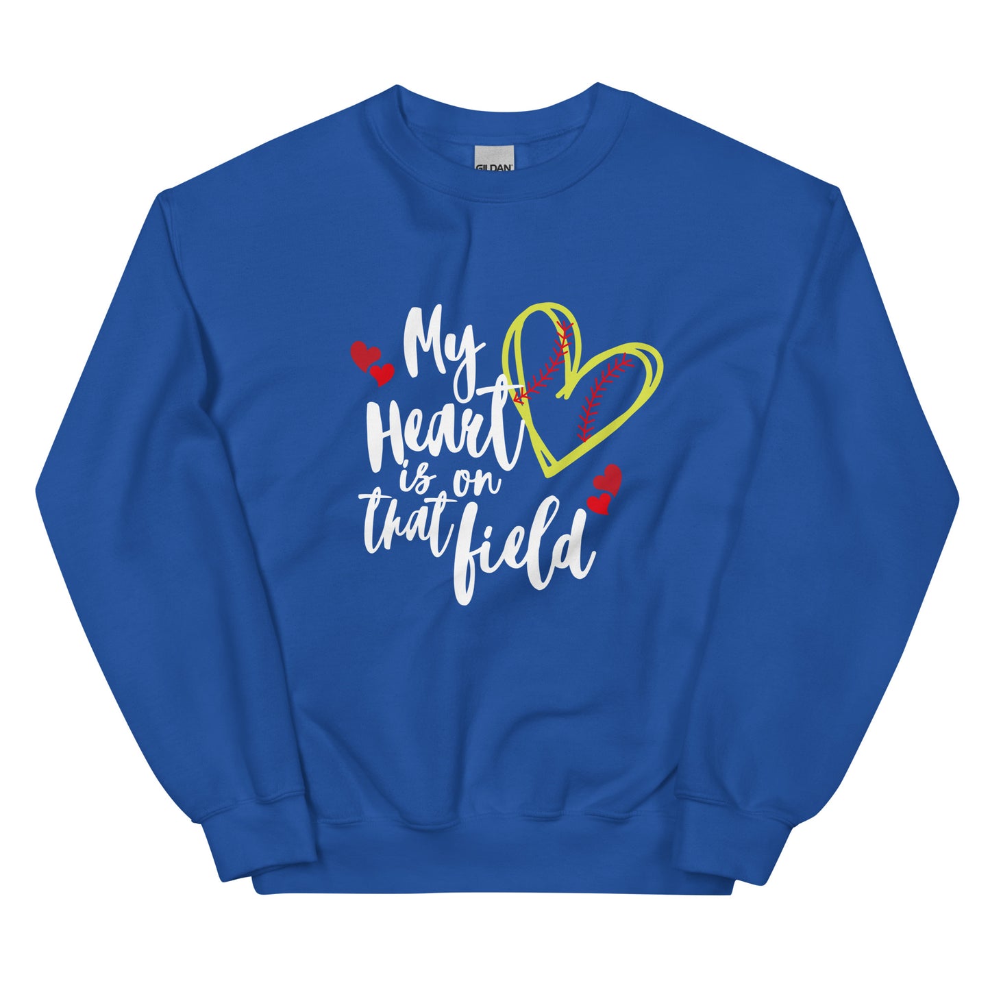 My Heart is on that Field (w) Unisex Sweatshirt