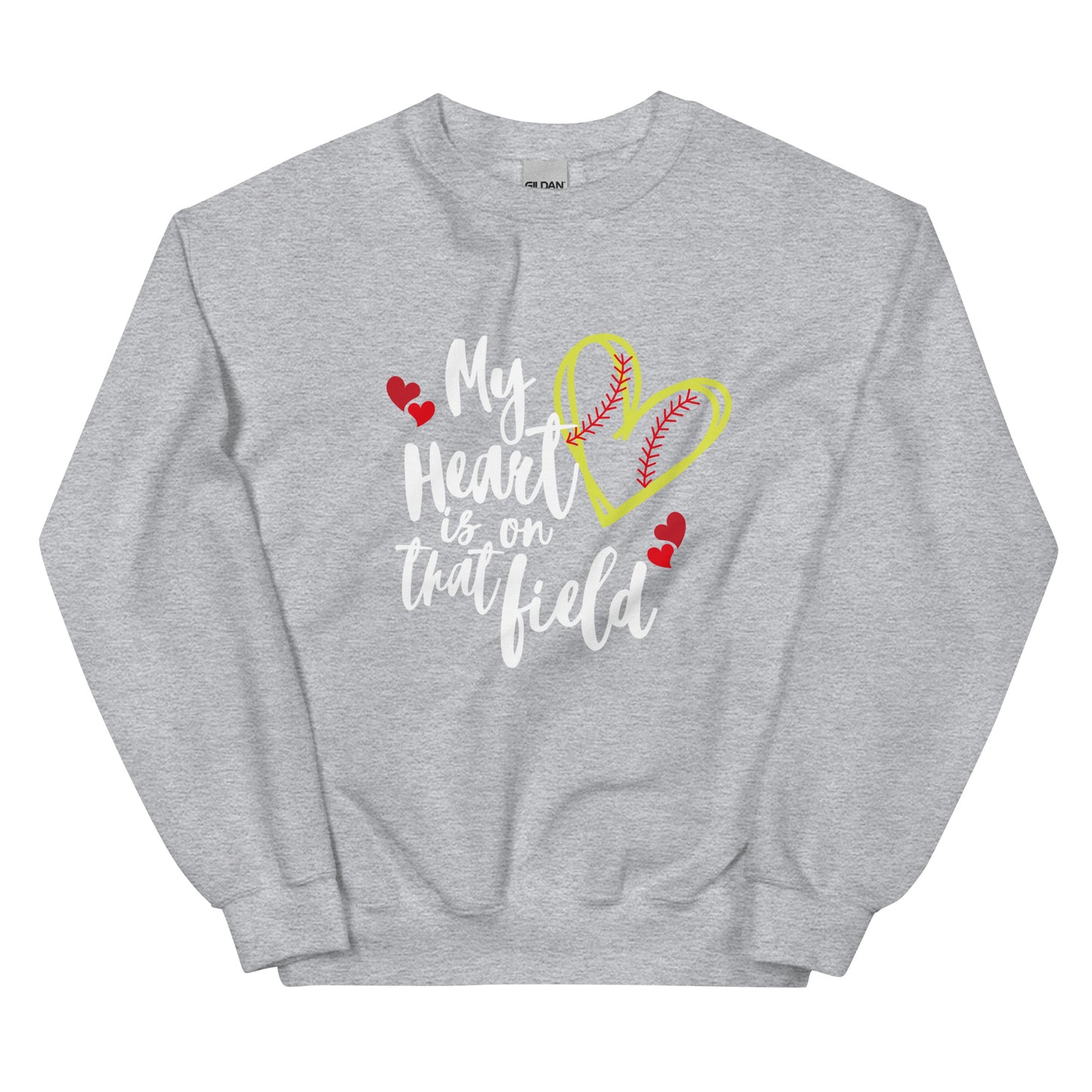 My Heart is on that Field (w) Unisex Sweatshirt