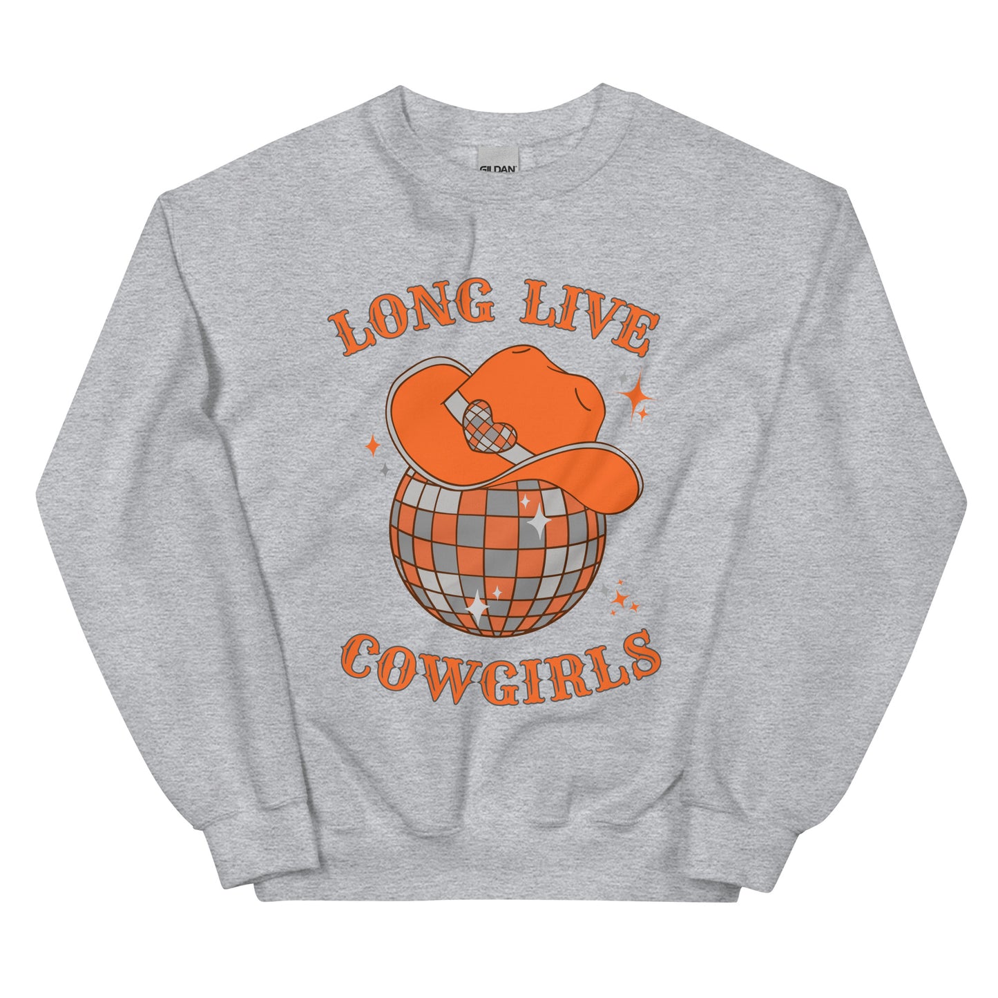 Long Live BIG ORANGE Cowgirls Unisex Sweatshirt