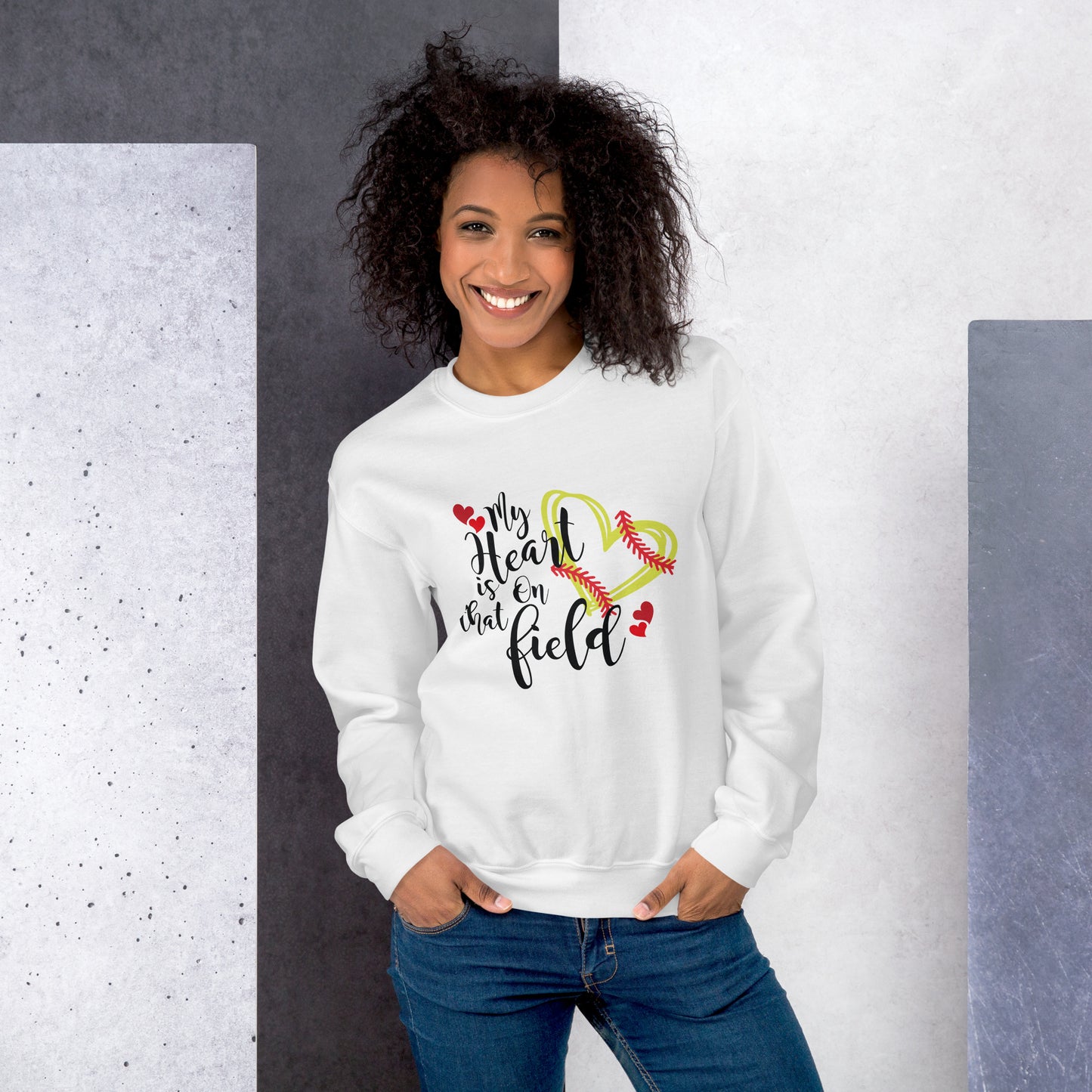 My Heart is on that Field Unisex Sweatshirt