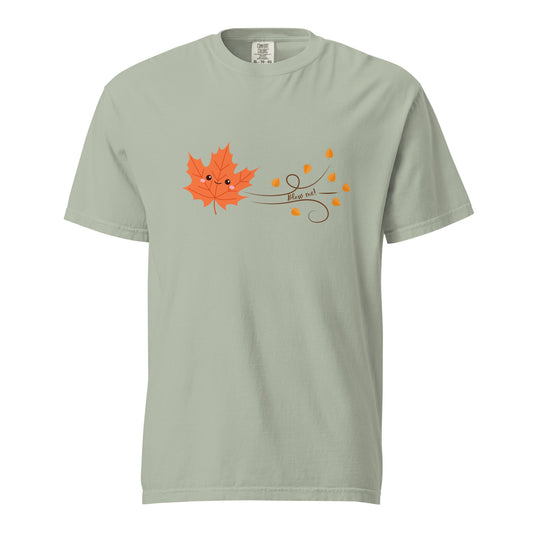 Blow Me! Autumn Leaf Unisex garment-dyed heavyweight t-shirt