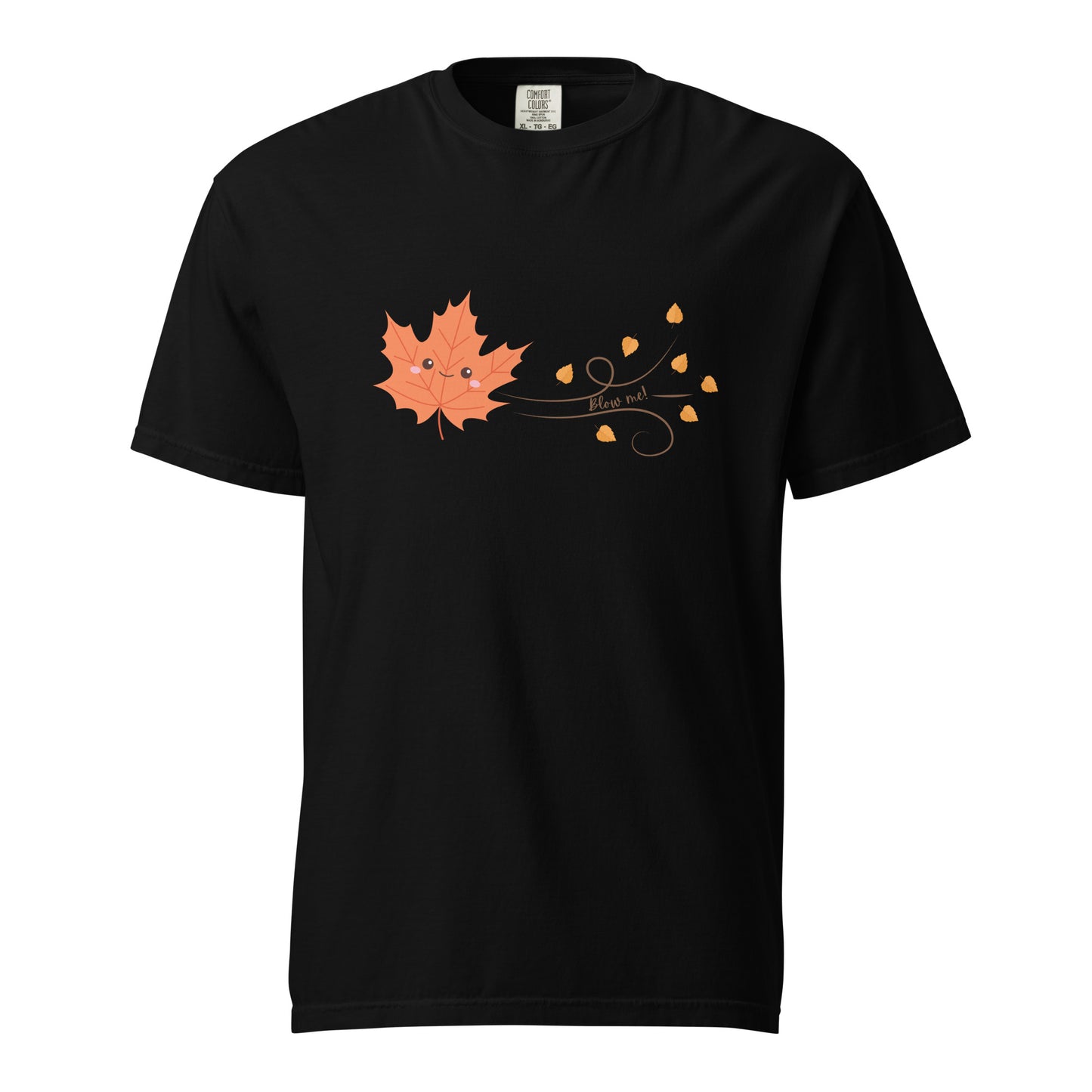 Blow Me! Autumn Leaf Unisex garment-dyed heavyweight t-shirt