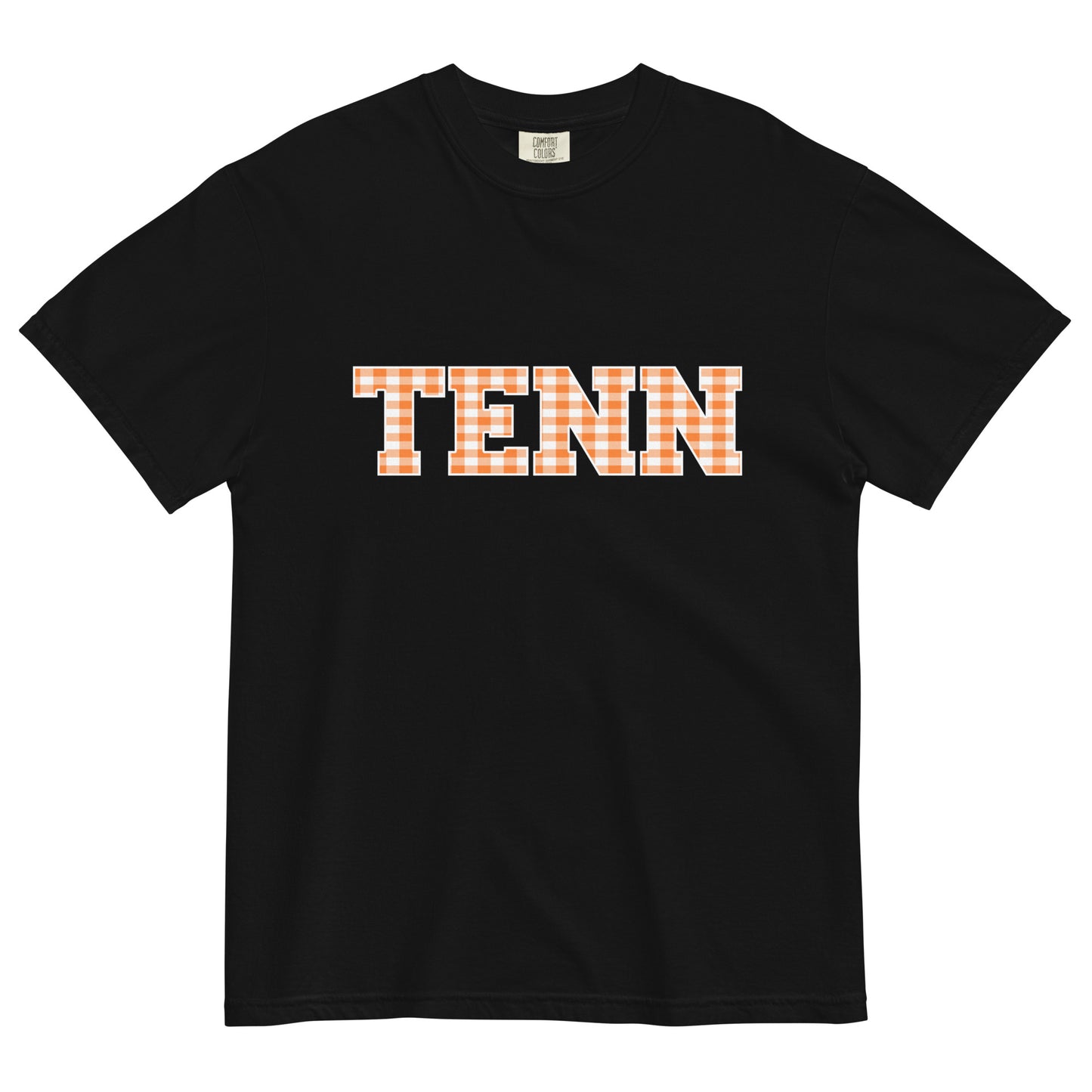 TENN Gingham Unisex garment-dyed heavyweight t-shirt