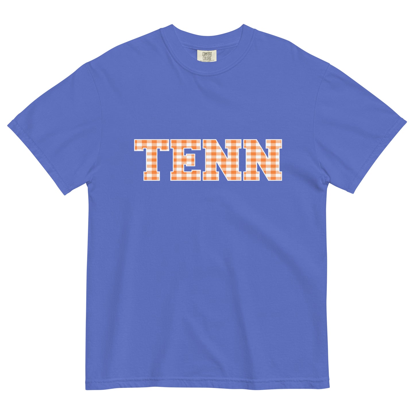 TENN Gingham Unisex garment-dyed heavyweight t-shirt