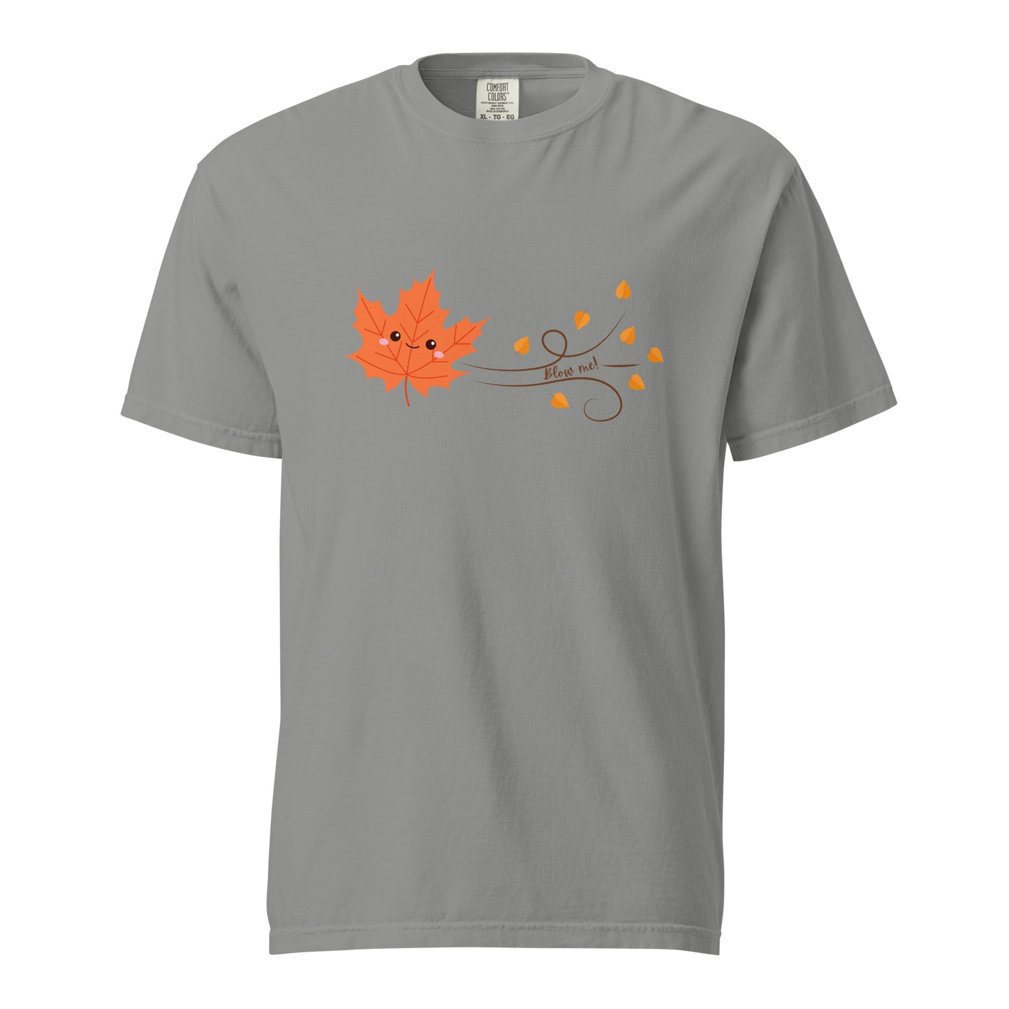 Blow Me! Autumn Leaf Unisex garment-dyed heavyweight t-shirt