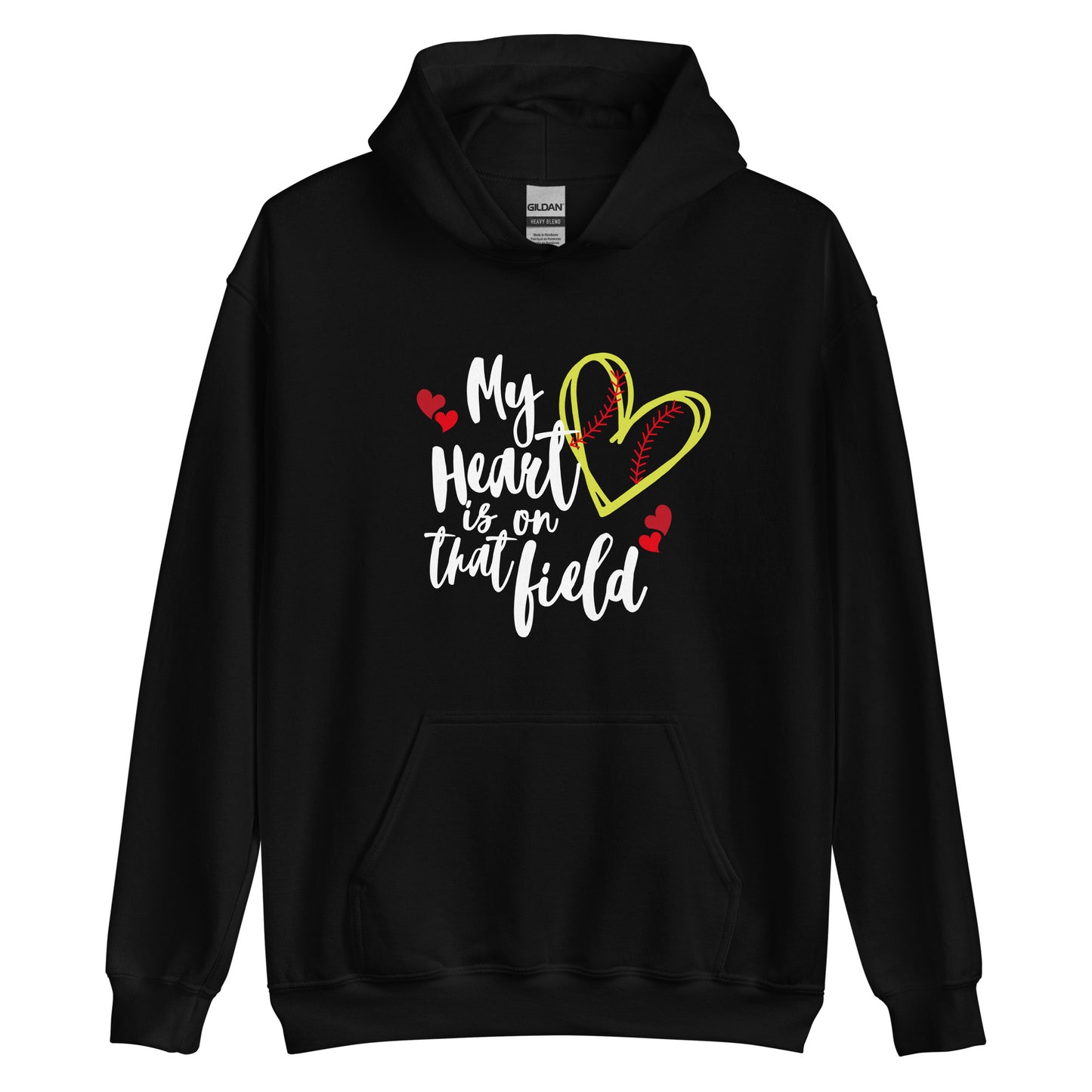 MY Heart is on that Field Unisex Hoodie