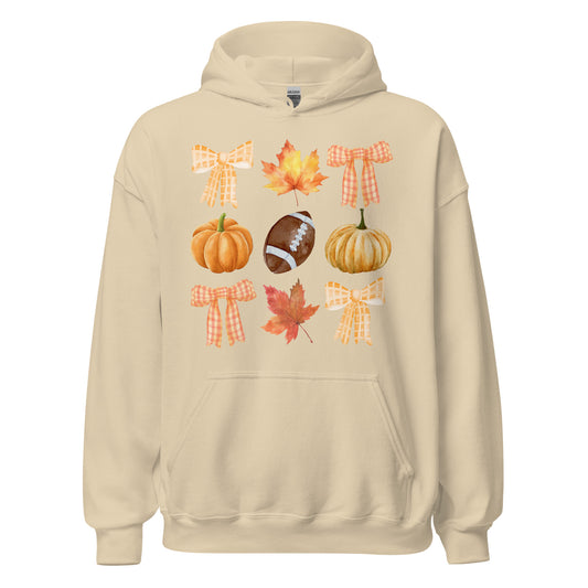 Fall Faves Football Unisex Hoodie