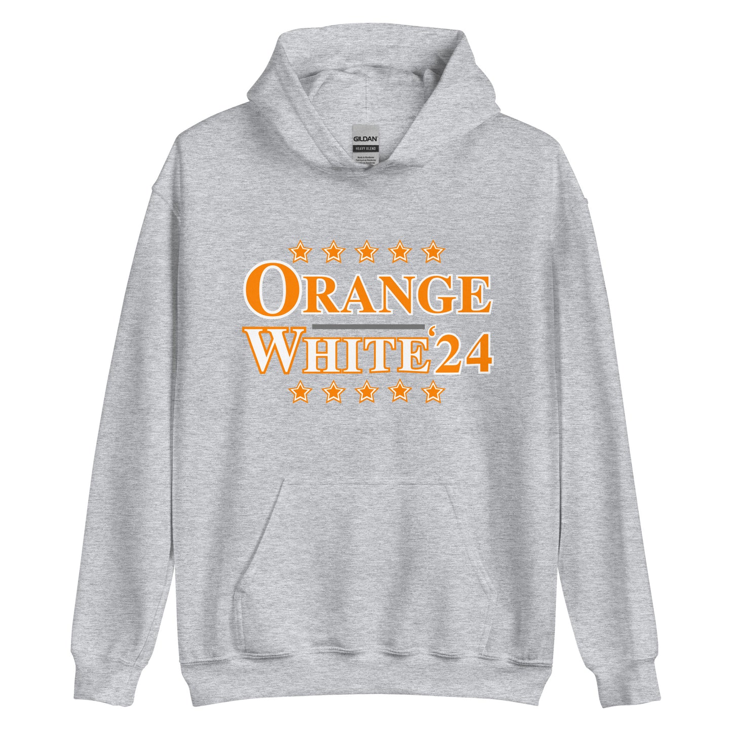 ORANGE/WHITE '24 ELECTION Unisex Hoodie