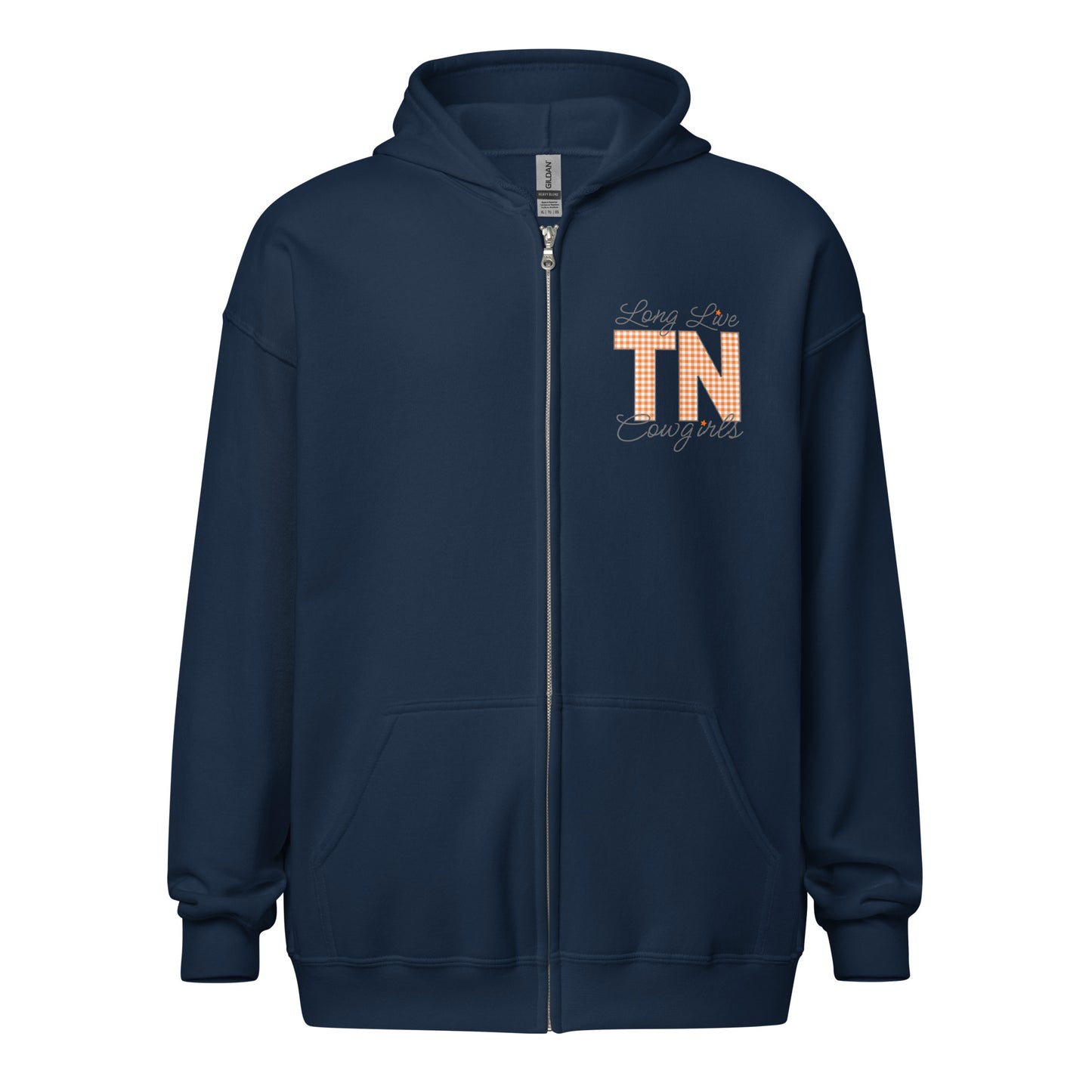 Long Live TENNESSEE Cowgirls Unisex heavy blend zip hoodie