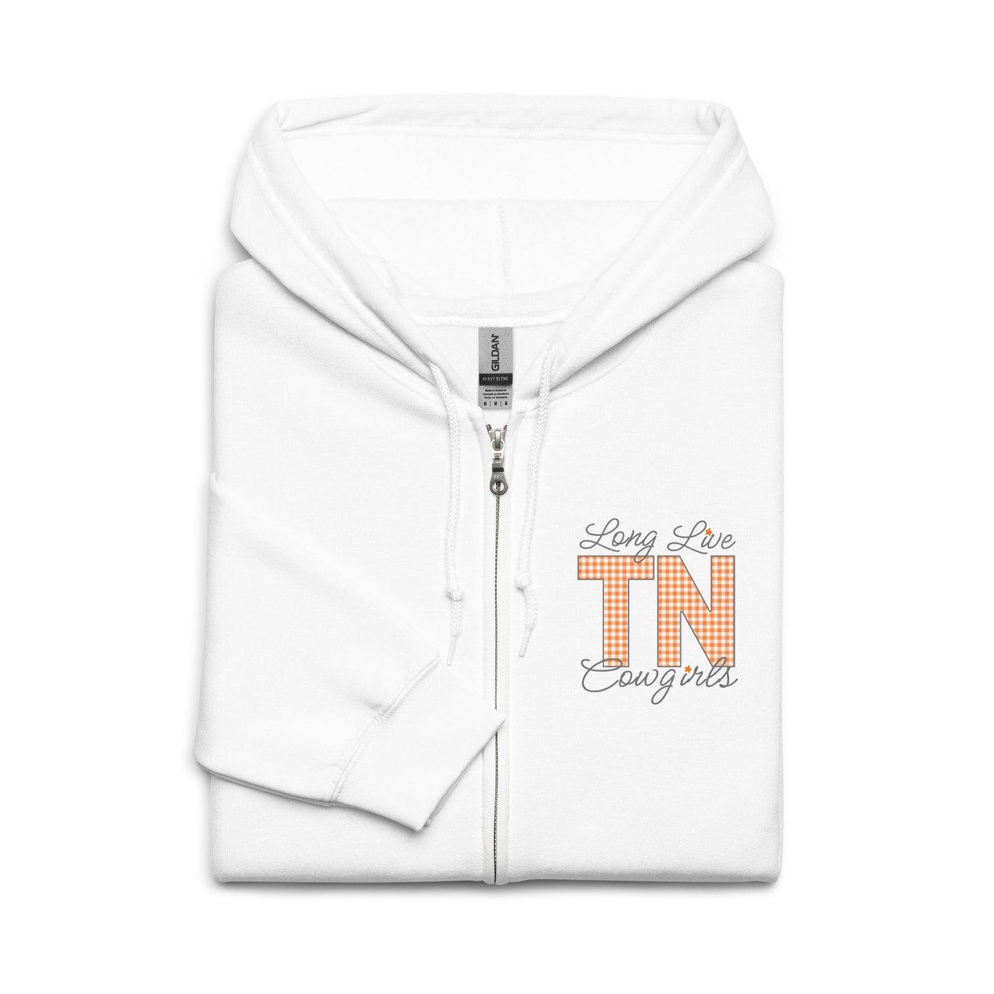 Long Live TENNESSEE Cowgirls Unisex heavy blend zip hoodie