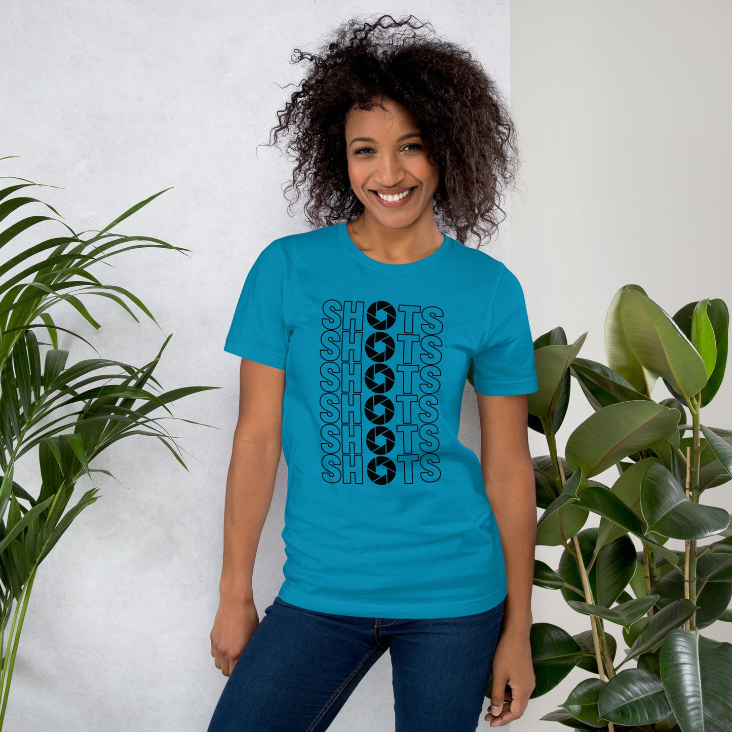 SHOTS Black Unisex t-shirt