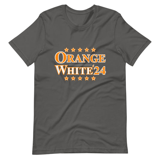ORANGE/WHITE '24 Election Unisex t-shirt