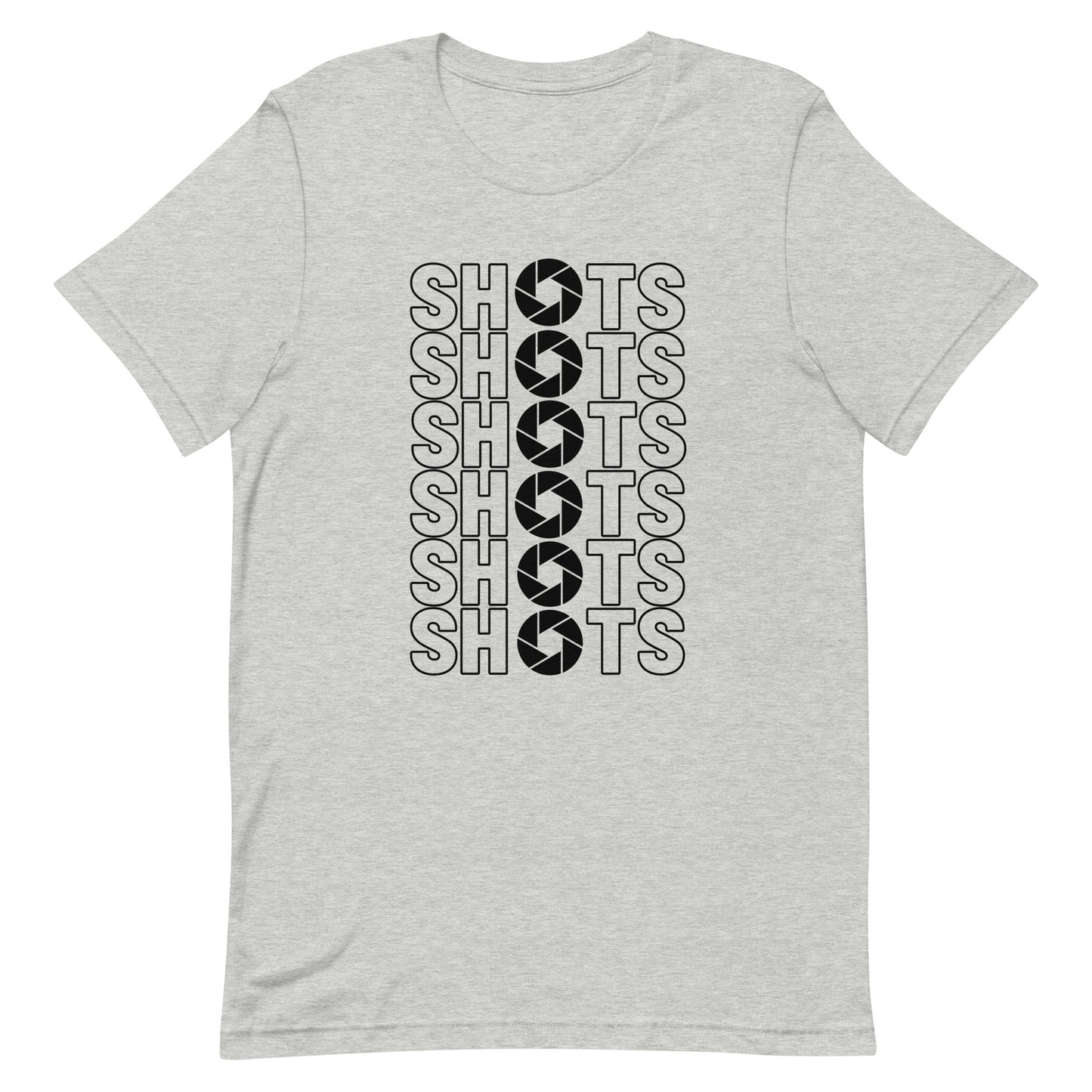 SHOTS Black Unisex t-shirt