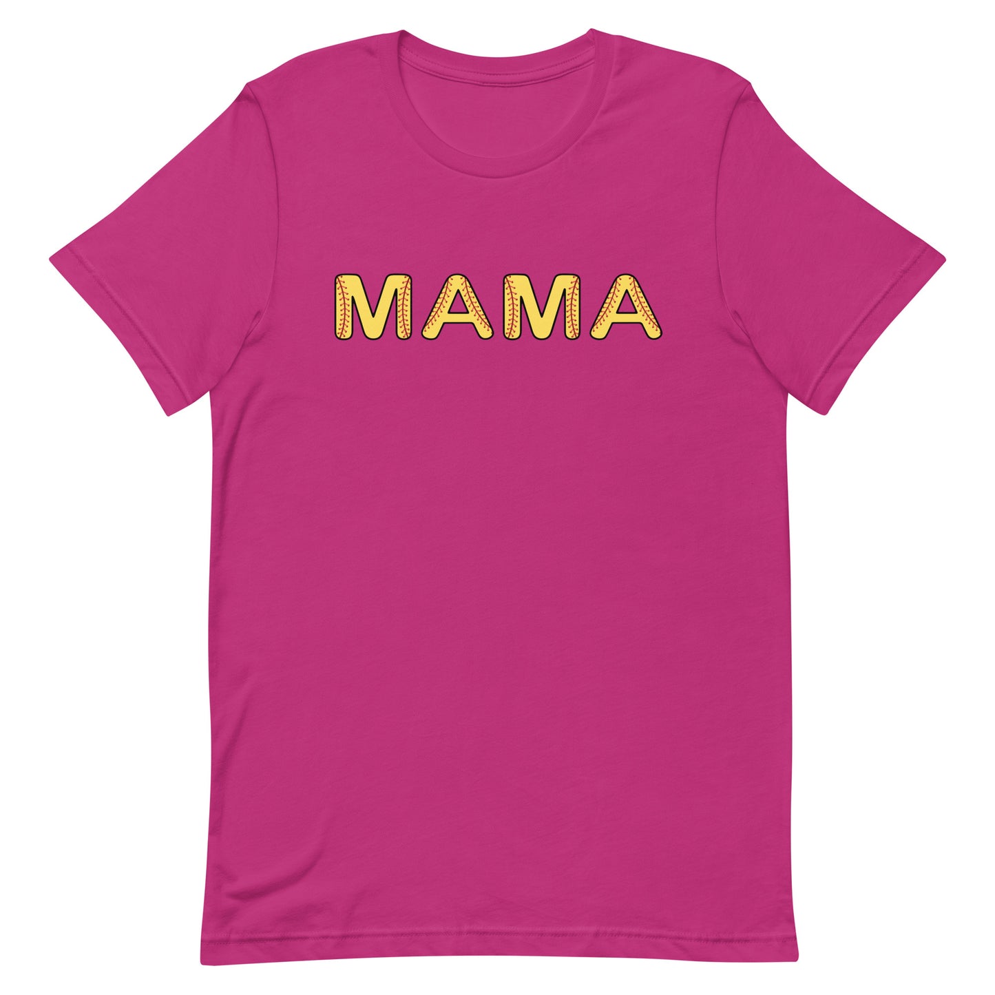 Softball MAMA Adult Unisex t-shirt