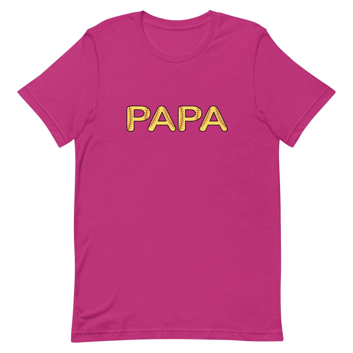 Softball PAPA Unisex t-shirt